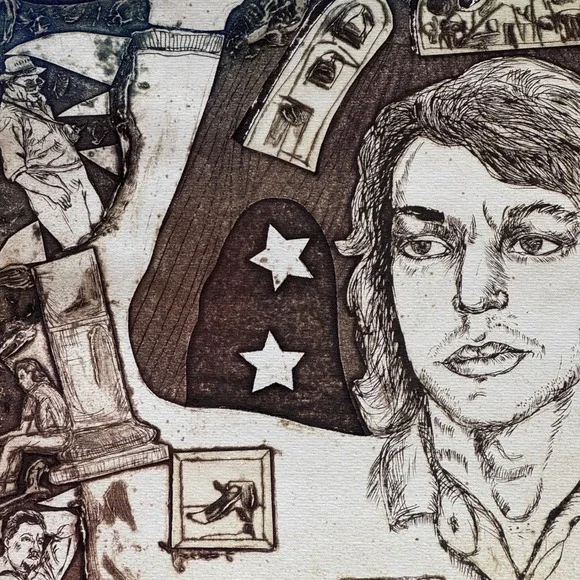 Cuban Artist Eduardo Guerra VTG Un Viaje Original Signed Numbered Art Wall Decor - Picture 10 of 14